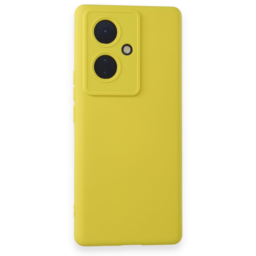 Vivo V29 Lite Kılıf Nano içi Kadife Silikon - Sarı Vivo V29 Lite Kılıf Nano içi Kadife Silikon - Sarı