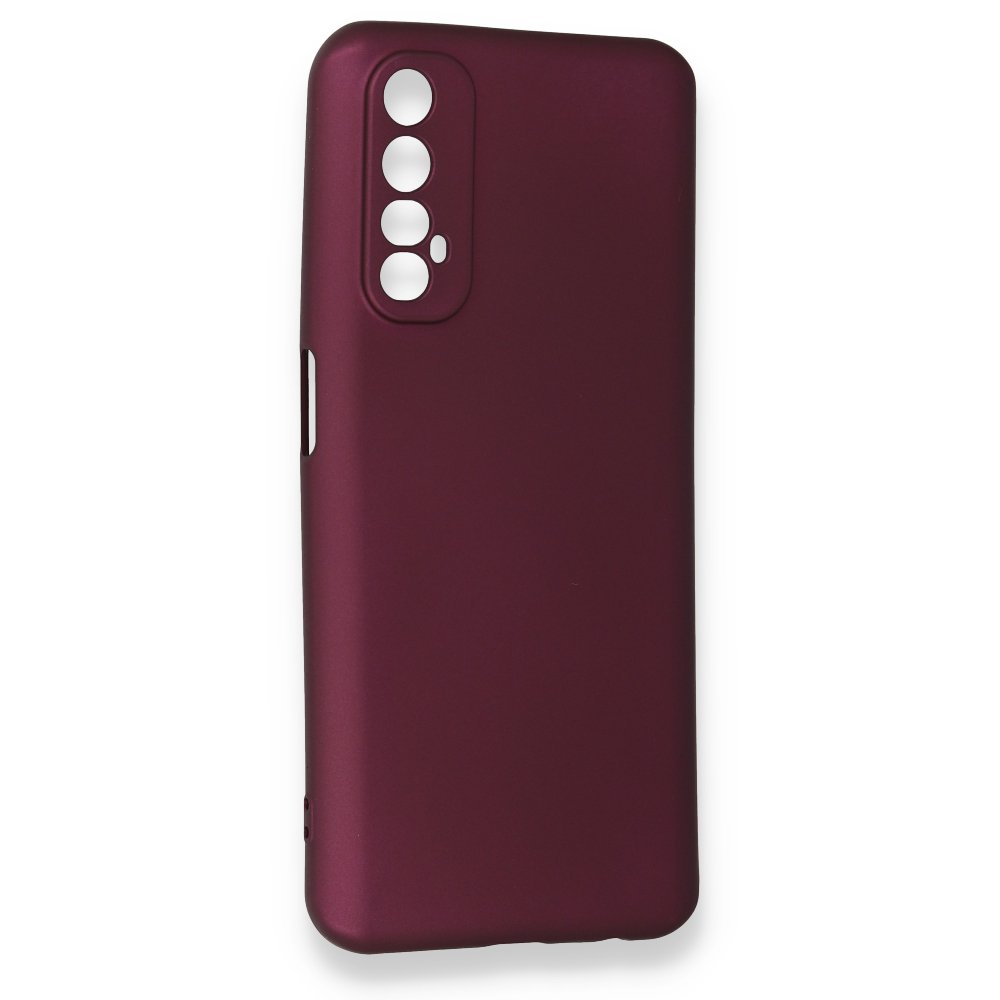 Realme 7 Kılıf First Silikon - Mürdüm Realme 7 Kılıf First Silikon - Mürdüm