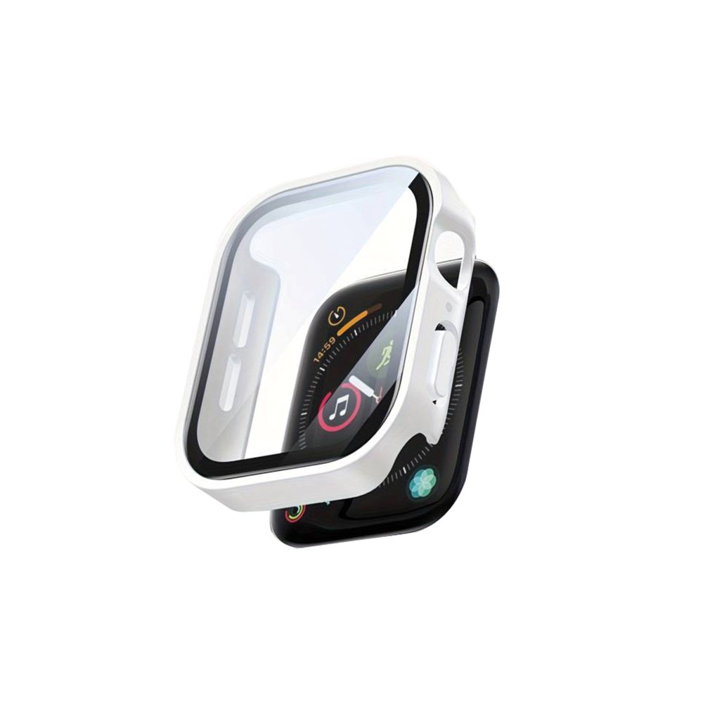 Apple Watch 38mm Camlı Kasa Ekran Koruyucu - Beyaz Apple Watch 38mm Camlı Kasa Ekran Koruyucu - Beyaz