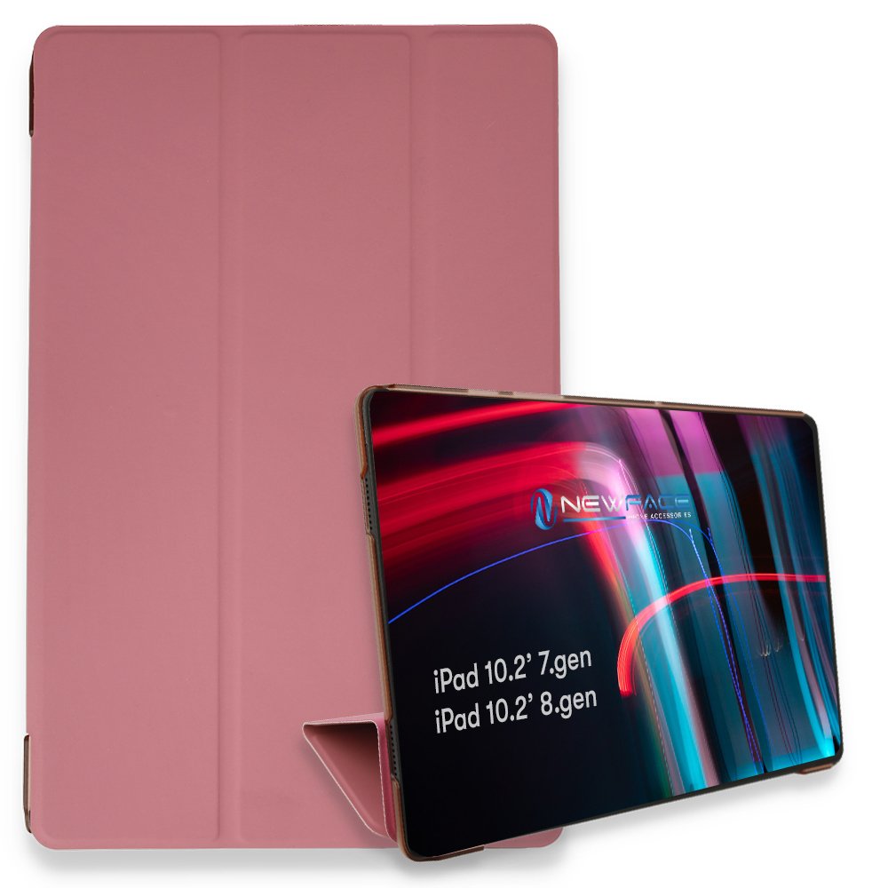  iPad 10.2 (7.nesil) Kılıf Tablet Smart Kılıf - Pembe