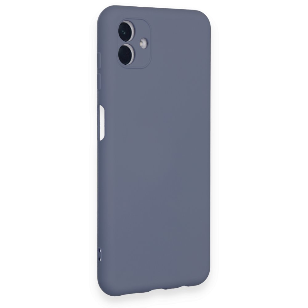  Samsung Galaxy A04E Kılıf Nano içi Kadife Silikon - Gri