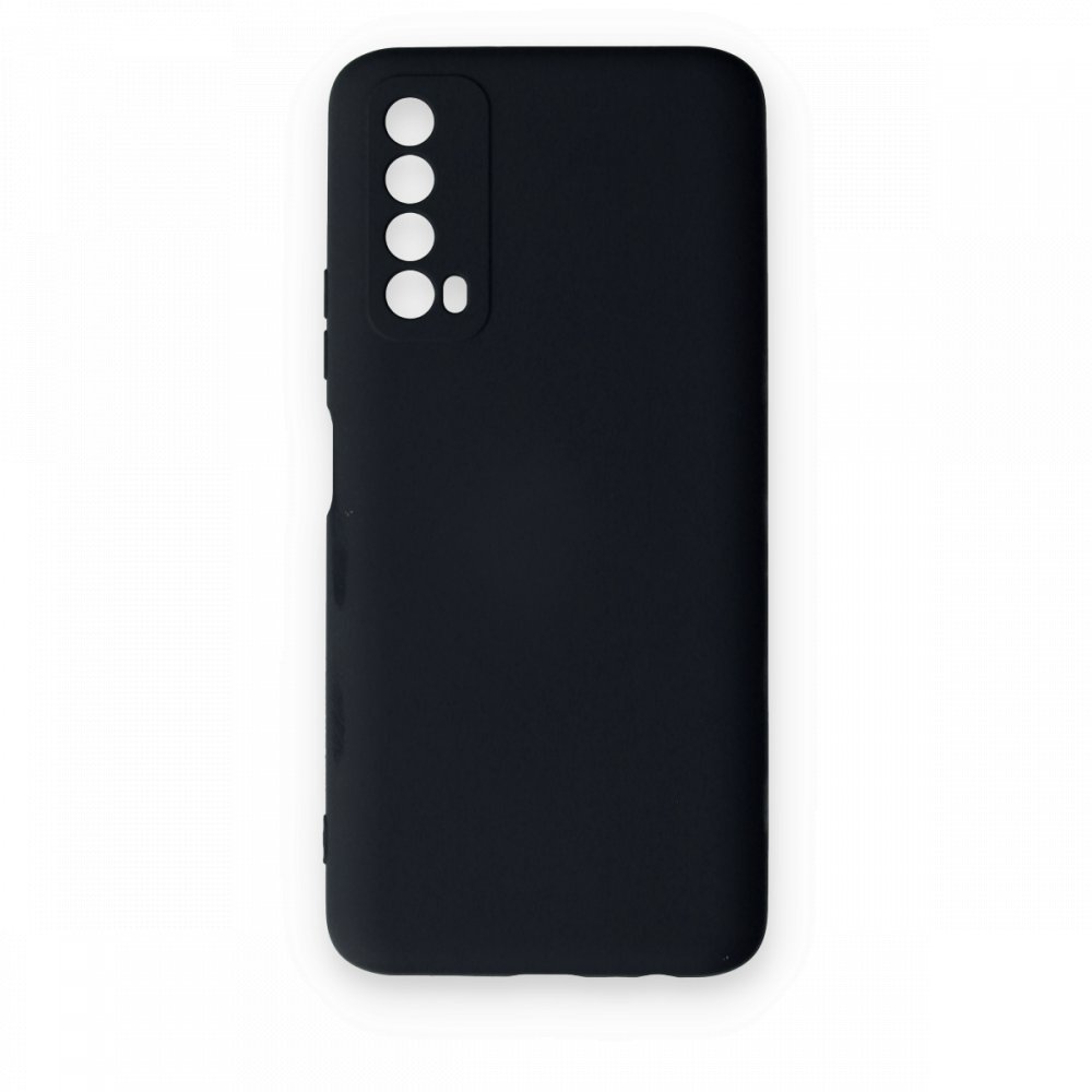 Huawei P Smart 2021 Kılıf Nano içi Kadife Silikon - Lacivert  Huawei P Smart 2021 Kılıf Nano içi Kadife Silikon - Lacivert