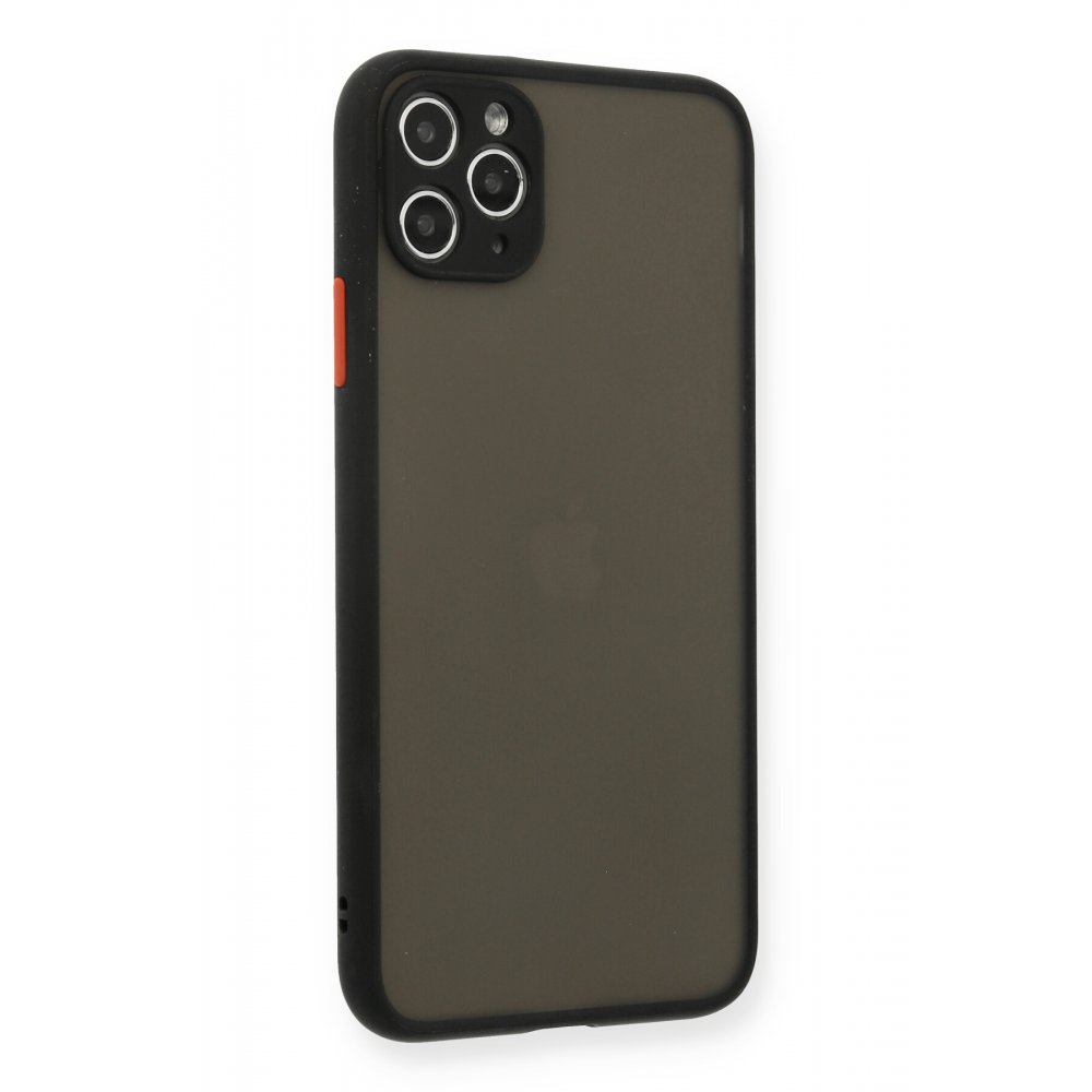 iPhone 11 Pro Max Kılıf Montreal Silikon Kapak - Siyah iPhone 11 Pro Max Kılıf Montreal Silikon Kapak - Siyah