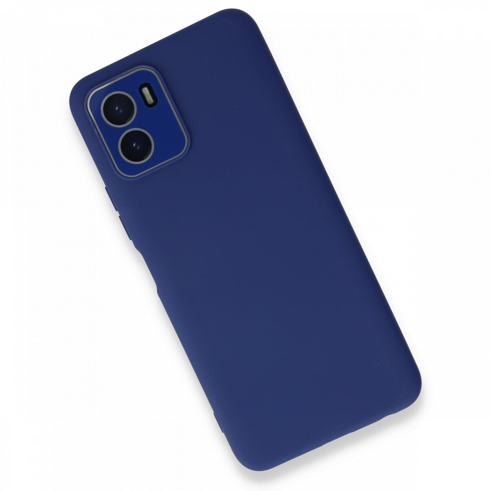  Vivo Y15S Kılıf Lansman Glass Kapak - Sky Blue