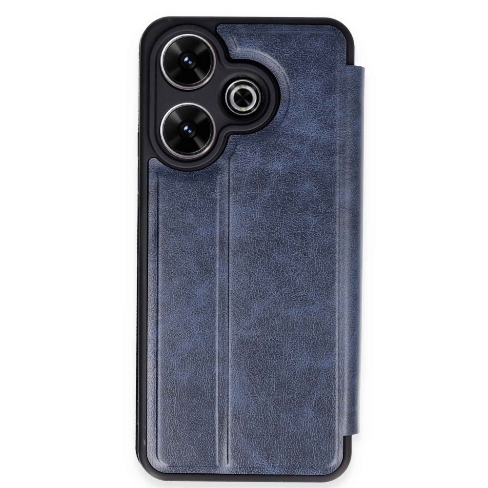 Redmi 13 4G Kılıf Flip Cover - Lacivert