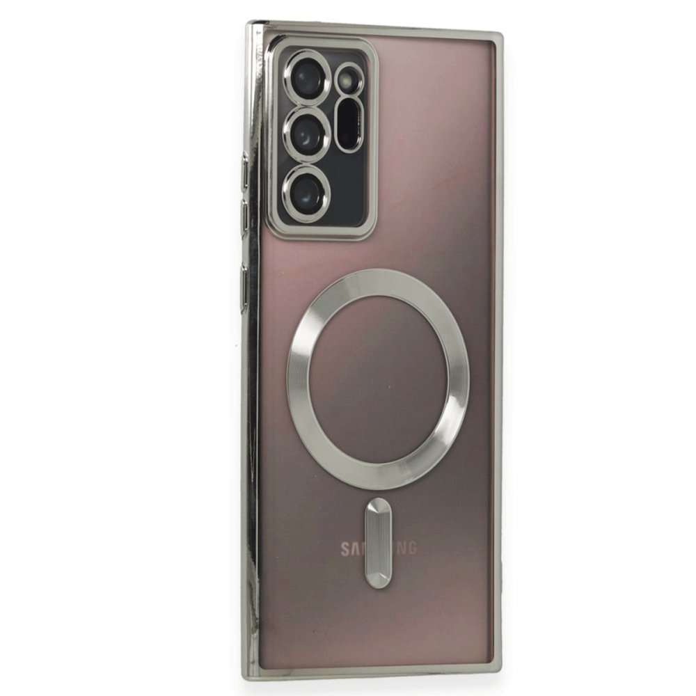  Samsung Galaxy Note 20 Ultra Kılıf Kross Magneticsafe Kapak - Titan Gri