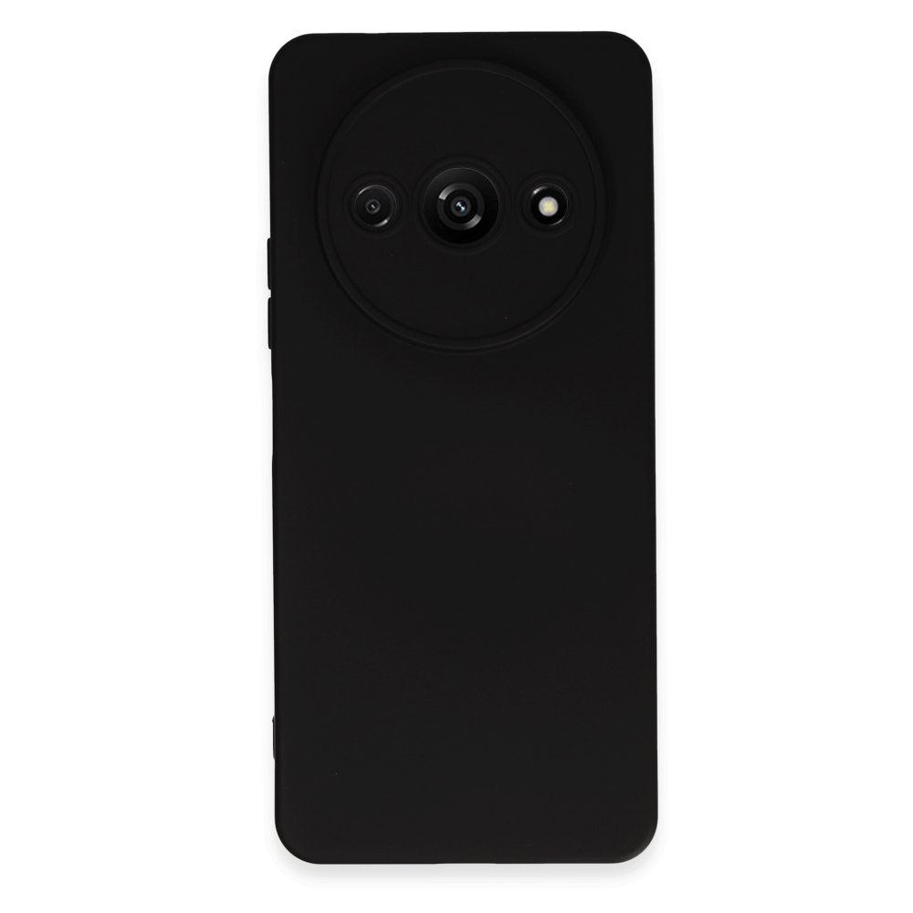 Xiaomi Poco C61 Kılıf Nano içi Kadife Silikon - Siyah Xiaomi Poco C61 Kılıf Nano içi Kadife Silikon - Siyah