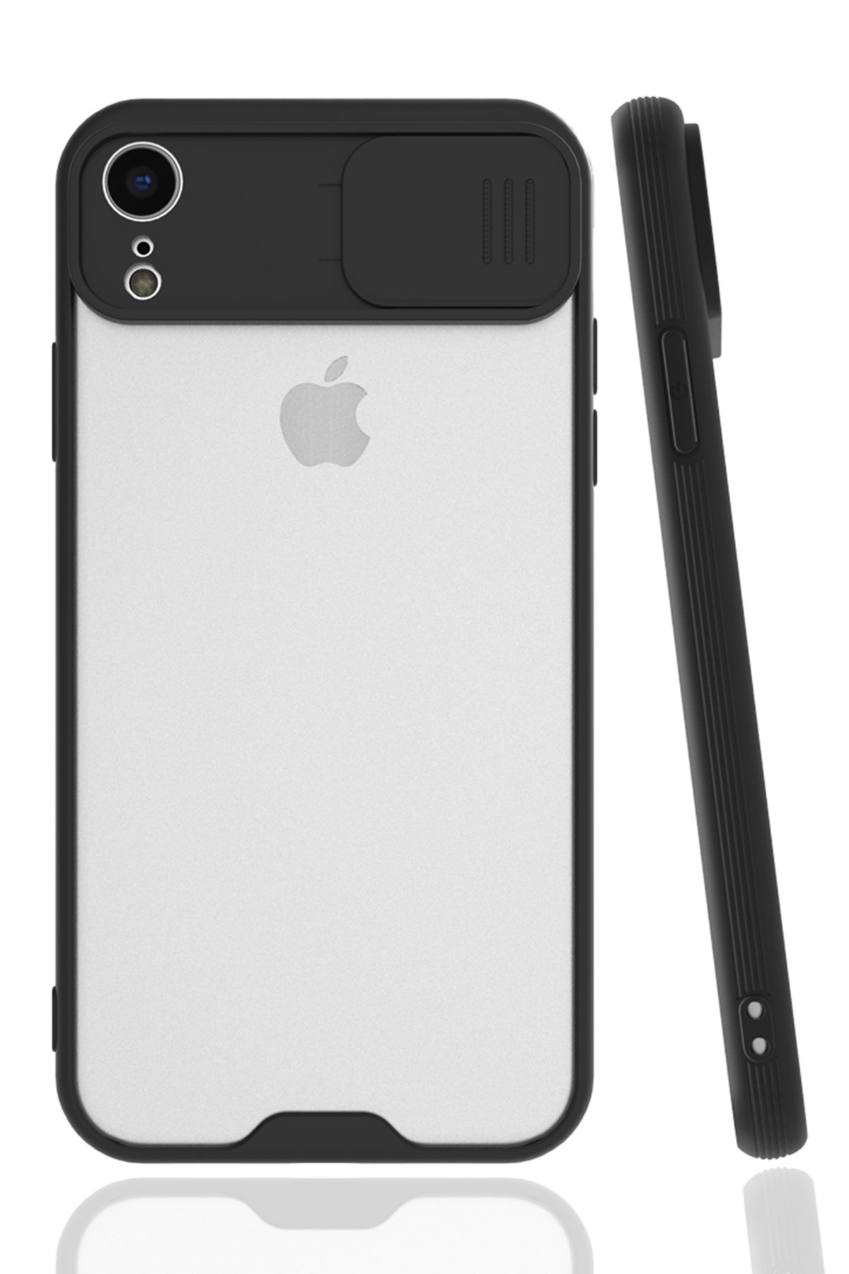 iPhone XR Kılıf Platin Kamera Koruma Silikon - Siyah iPhone XR Kılıf Platin Kamera Koruma Silikon - Siyah
