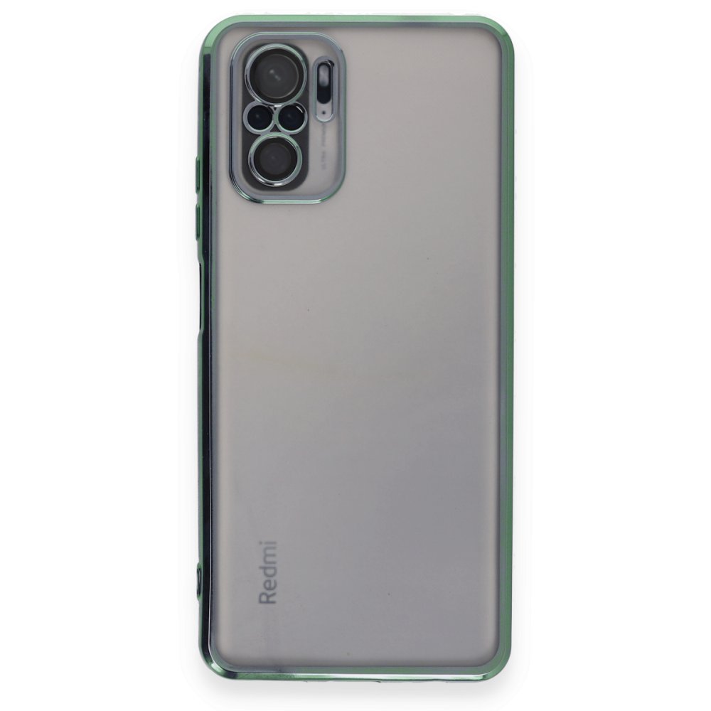 Xiaomi Poco M5s Kılıf Razer Lensli Silikon - Yeşil  Xiaomi Poco M5s Kılıf Razer Lensli Silikon - Yeşil