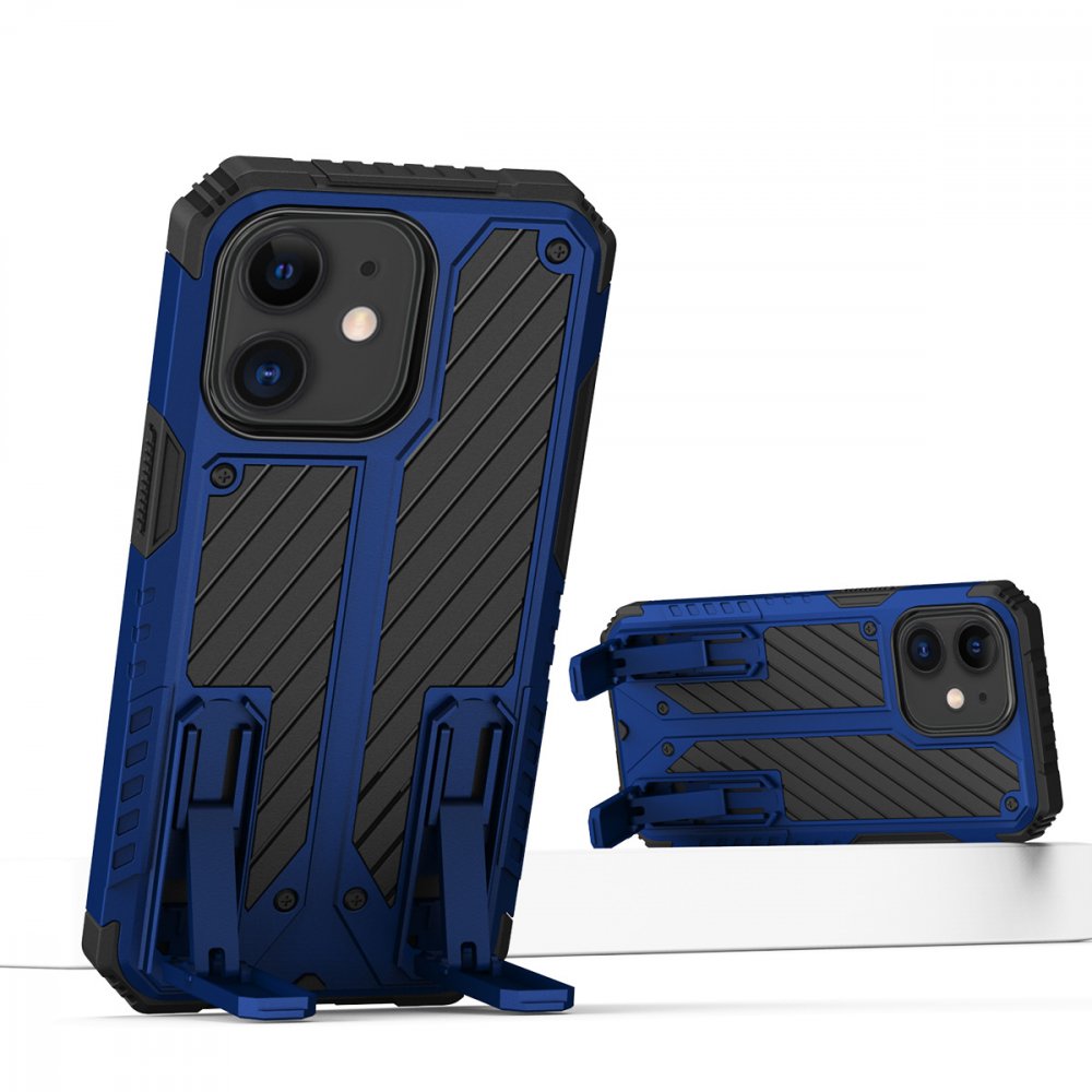 iPhone 11 Kılıf Fizy Stand Kapak - Mavi iPhone 11 Kılıf Fizy Stand Kapak - Mavi