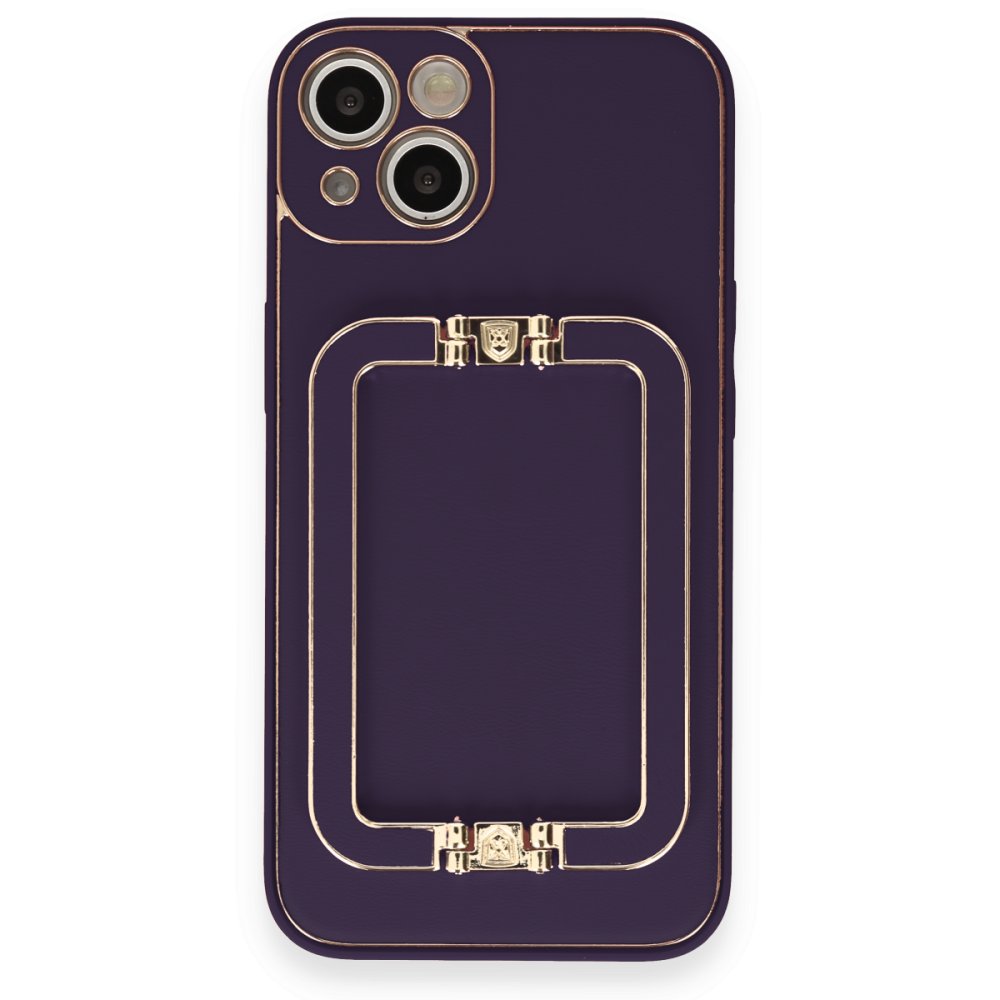  iPhone 14 Kılıf Coco Elit Kapak - Derin Mor