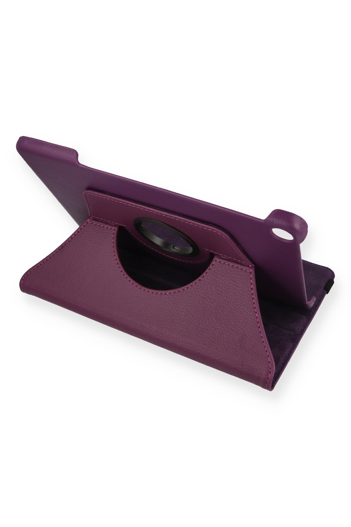  Lenovo Tab M10 TB328FU Kılıf 360 Tablet Deri Kılıf - Mürdüm