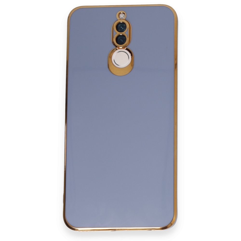 Huawei Mate 10 Lite Kılıf Volet Silikon - Mavi  Huawei Mate 10 Lite Kılıf Volet Silikon - Mavi