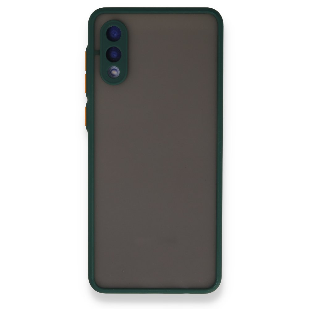  Samsung Galaxy A02 Kılıf Montreal Silikon Kapak - Yeşil