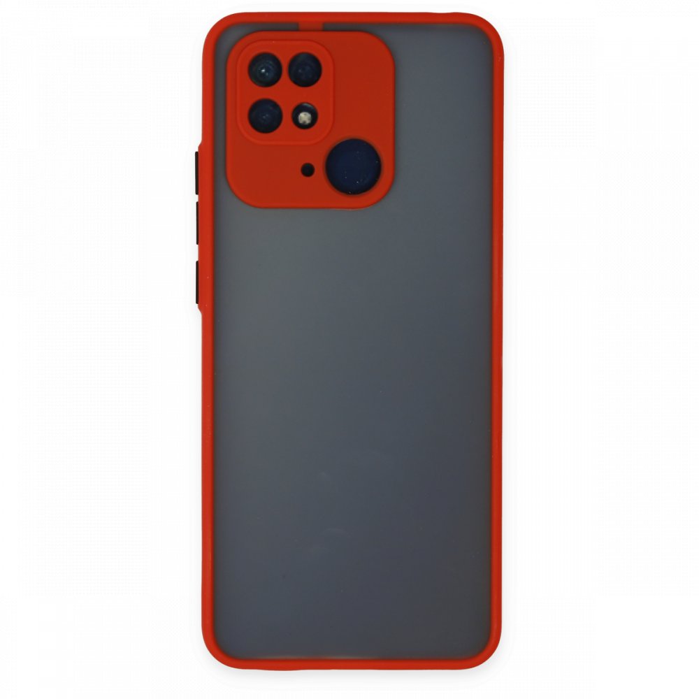Redmi 10C Kılıf Montreal Silikon Kapak - Kırmızı