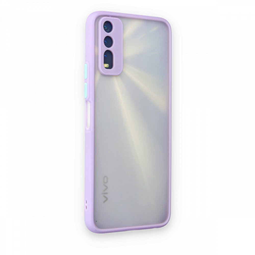  Vivo Y11S Kılıf Montreal Silikon Kapak - Mor