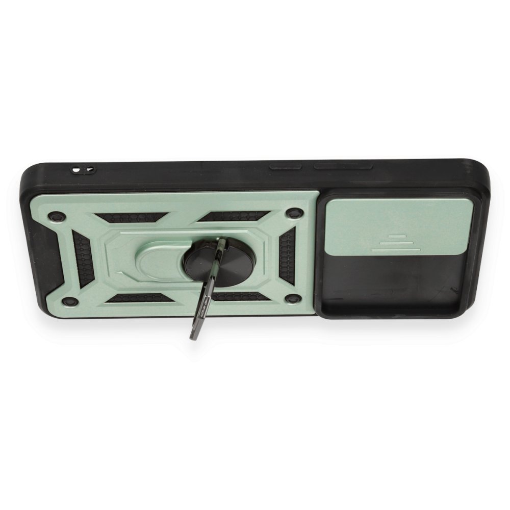 Xiaomi Mi 12T Pro Kılıf Pars Lens Yüzüklü Silikon - Yeşil  Xiaomi Mi 12T Pro Kılıf Pars Lens Yüzüklü Silikon - Yeşil