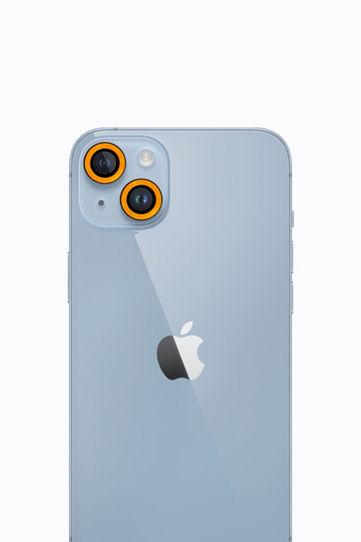  iPhone 13 Mini Neon Fosforlu Kamera Lens - Sarı