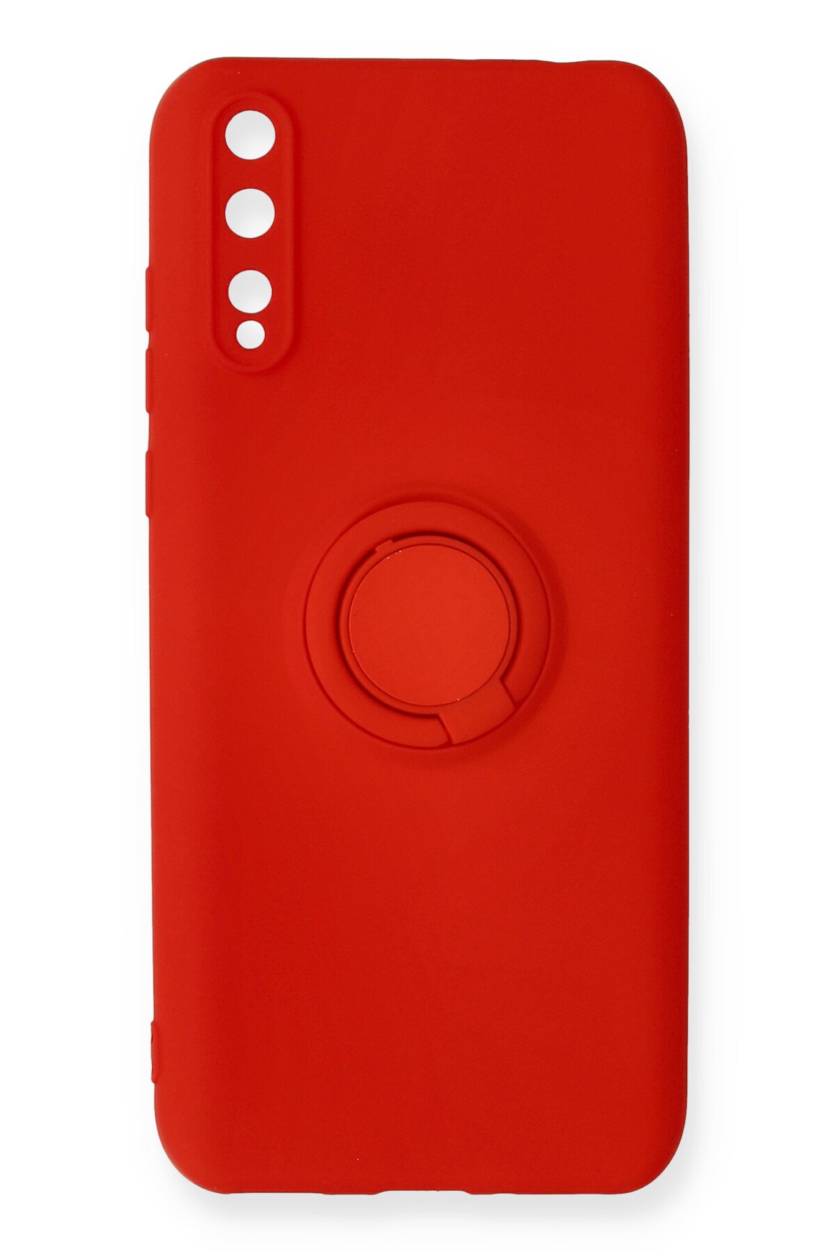 Huawei Y8P Kılıf Viktor Yüzüklü Silikon - Kırmızı Huawei Y8P Kılıf Viktor Yüzüklü Silikon - Kırmızı