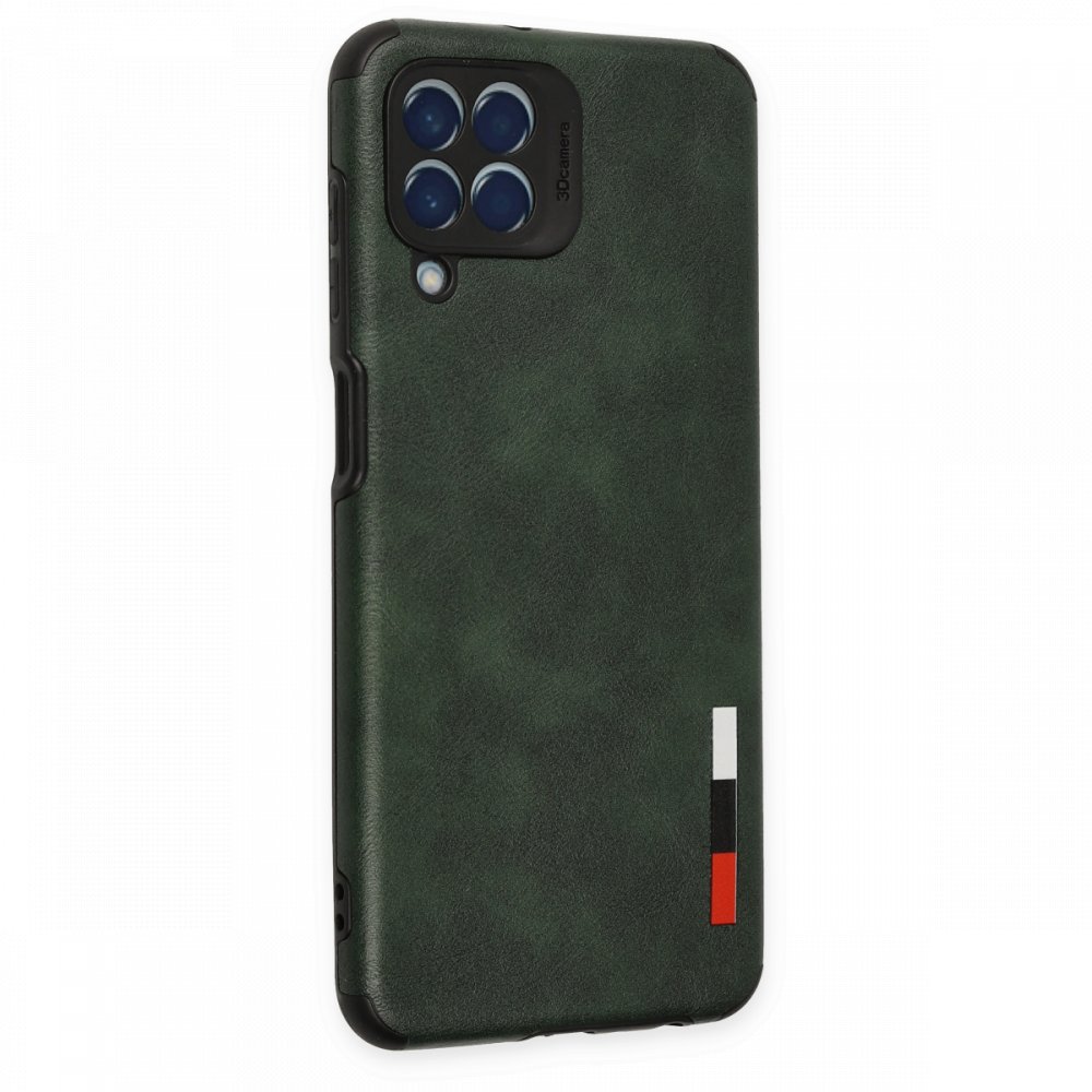  Samsung Galaxy M33 Kılıf Loop Deri Silikon - Yeşil