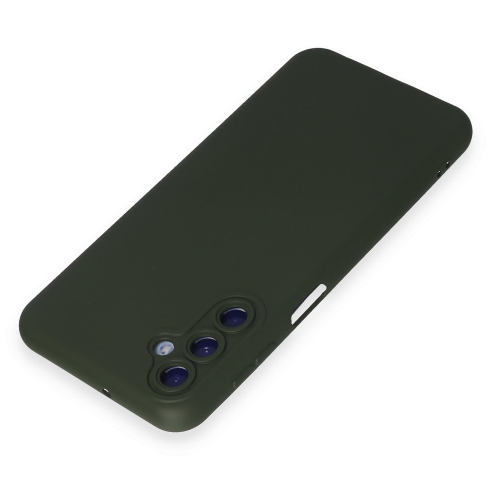  Samsung Galaxy M34 5G Kılıf Nano içi Kadife Silikon - Koyu Yeşil