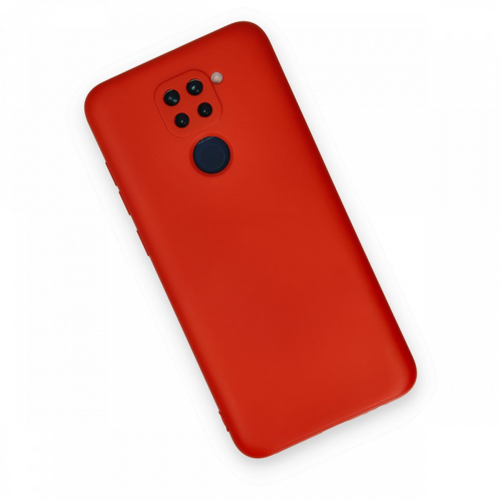 Redmi Note 9 Kılıf Nano içi Kadife Silikon - Kırmızı