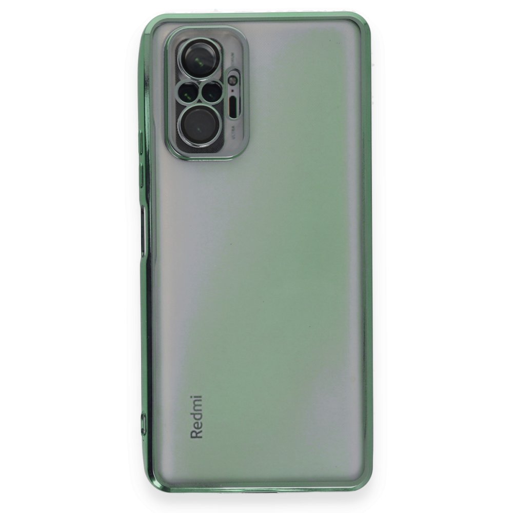 Redmi Note 10 Pro Kılıf Razer Lensli Silikon - Yeşil