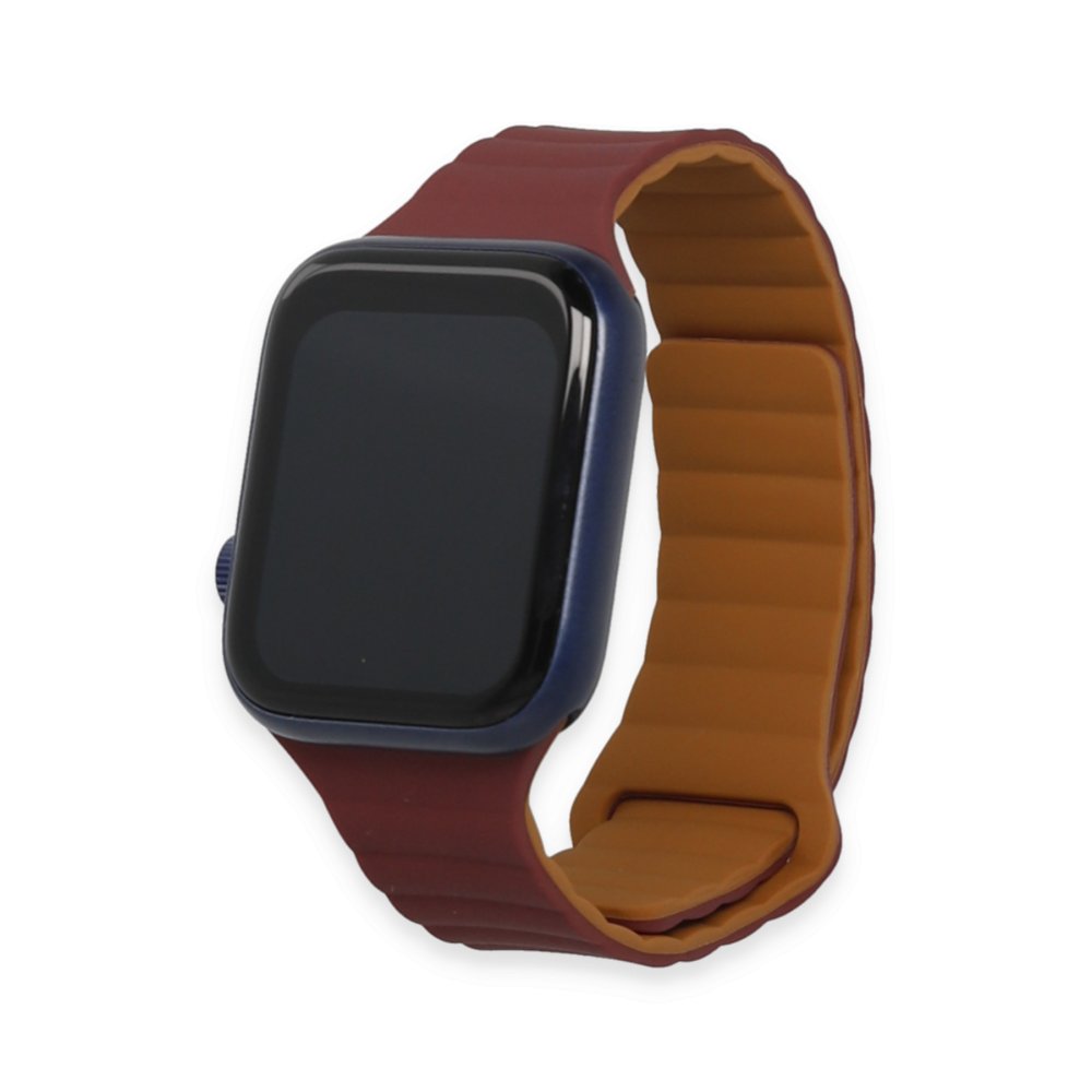  Apple Watch Ultra 49mm KR411 Tailored Strap Kordon - Derin Mor
