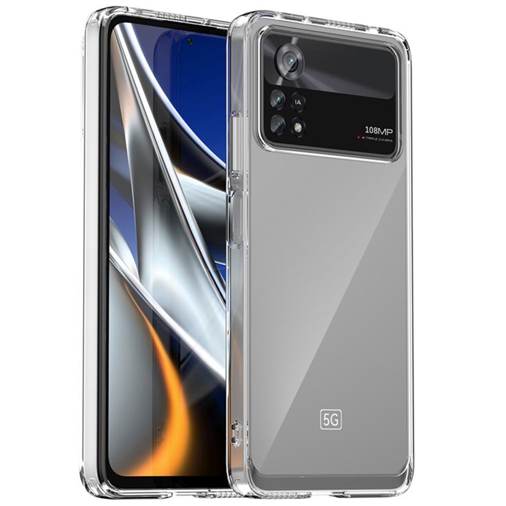  Xiaomi Poco X4 Pro 5G Kılıf Lüx Şeffaf Silikon