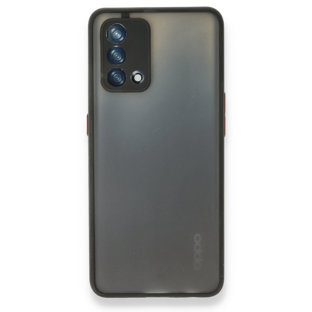 Oppo A74 4G Kılıf Montreal Silikon Kapak - Siyah  Oppo A74 4G Kılıf Montreal Silikon Kapak - Siyah