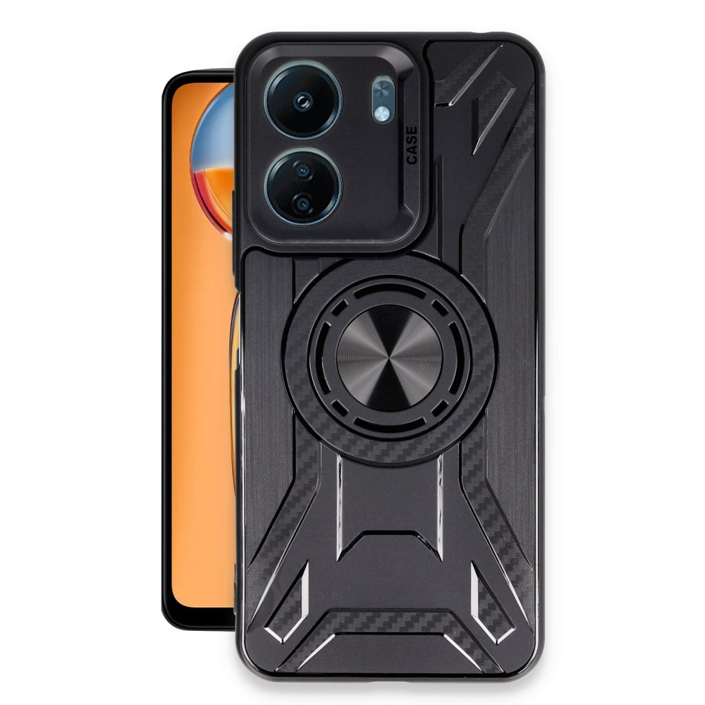  Xiaomi Poco C65 Kılıf Lincoln Silikon - Siyah