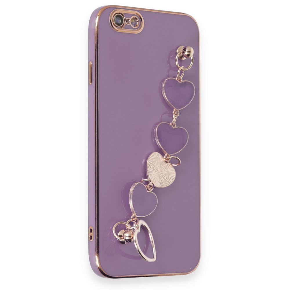  iPhone 6 Kılıf Esila Silikon - Mor