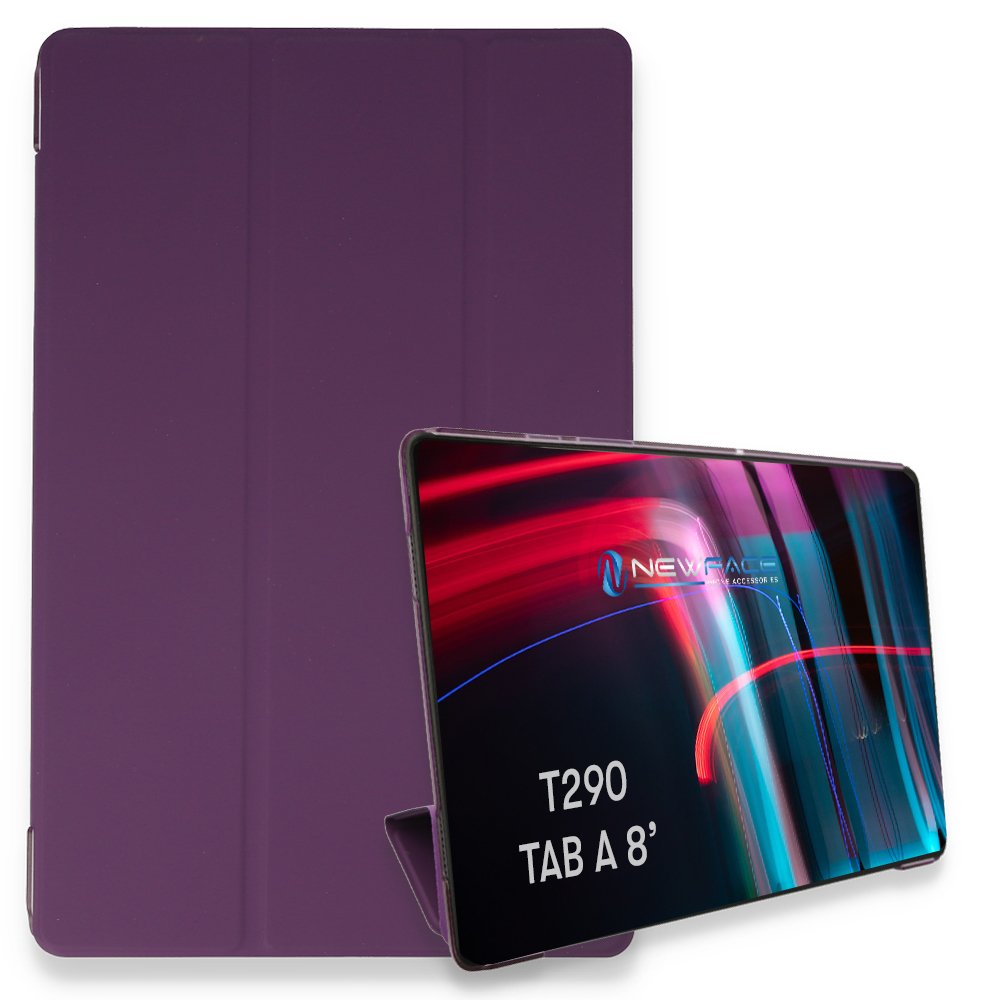 Samsung Galaxy T290 Tab A 8 Kılıf Tablet Smart Kılıf - Mor Samsung Galaxy T290 Tab A 8 Kılıf Tablet Smart Kılıf - Mor