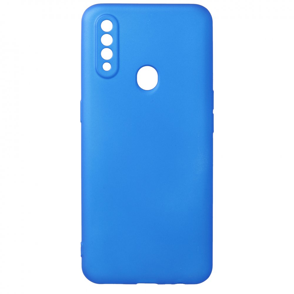  Oppo A31 Kılıf First Silikon - Mavi