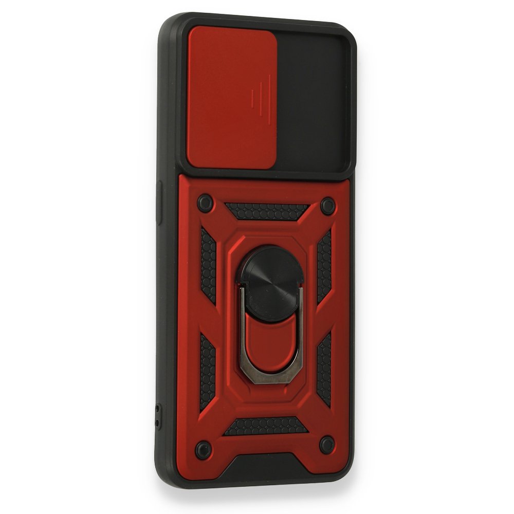 Oppo A74 4G Kılıf Pars Lens Yüzüklü Silikon - Kırmızı  Oppo A74 4G Kılıf Pars Lens Yüzüklü Silikon - Kırmızı