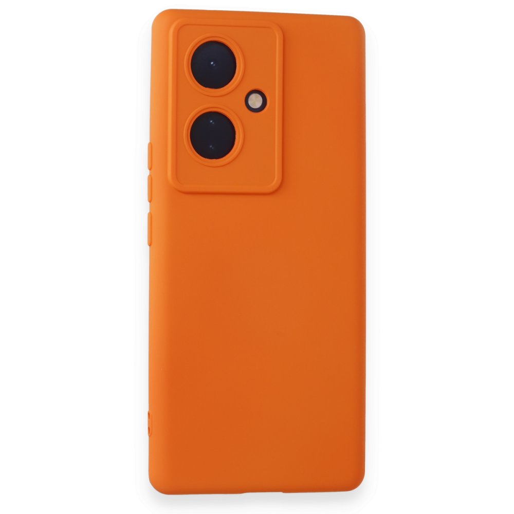 Vivo V29 Lite Kılıf Nano içi Kadife Silikon - Turuncu Vivo V29 Lite Kılıf Nano içi Kadife Silikon - Turuncu
