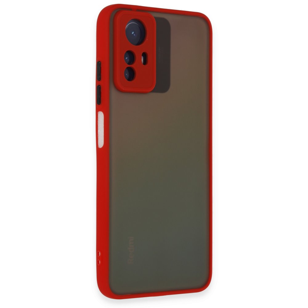 Redmi Note 12S Kılıf Montreal Silikon Kapak - Kırmızı Redmi Note 12S Kılıf Montreal Silikon Kapak - Kırmızı