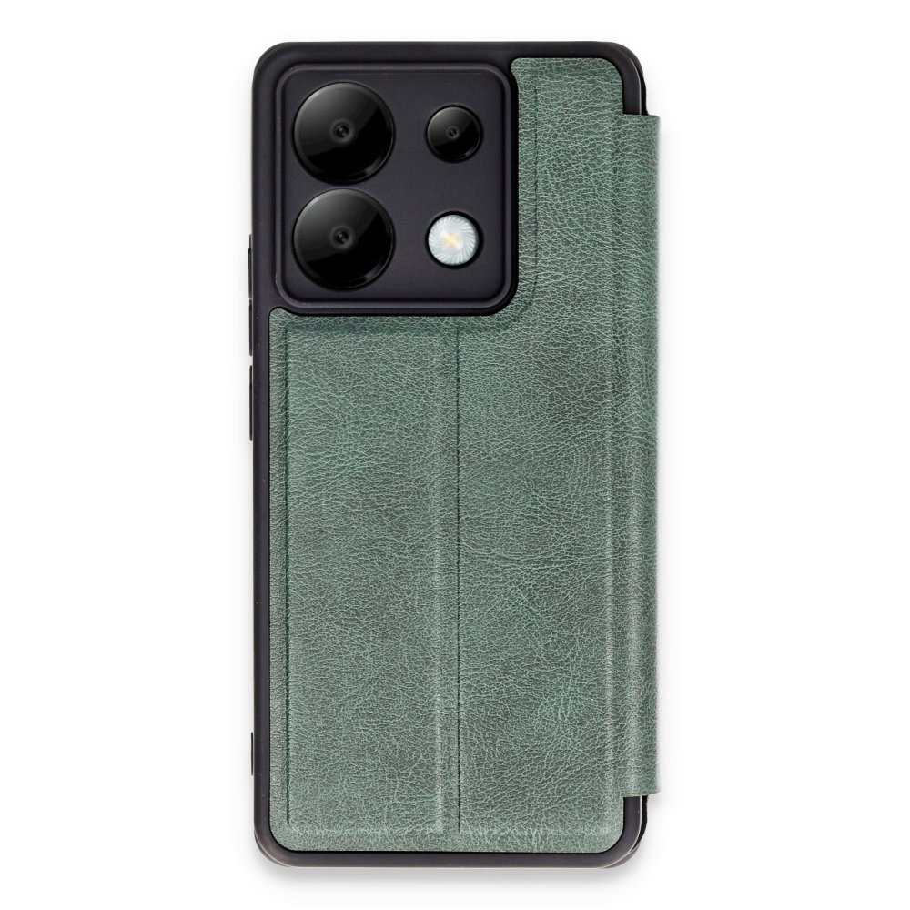 Redmi Note 13 Pro 5G Kılıf Flip Cover - Koyu Yeşil