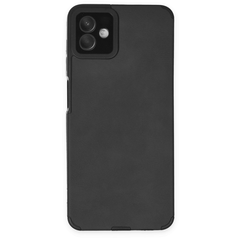  Samsung Galaxy A04 Kılıf Loop Deri Silikon - Siyah