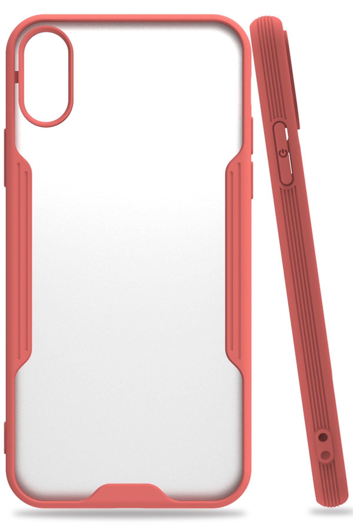 iPhone XS Kılıf Platin Silikon - Pembe iPhone XS Kılıf Platin Silikon - Pembe