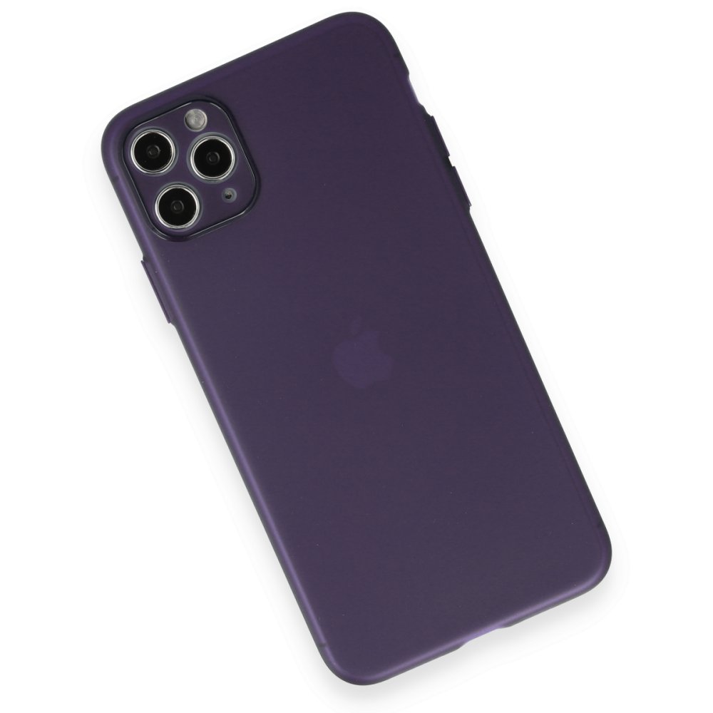  iPhone 11 Pro Max Kılıf Puma Silikon - Koyu Mor