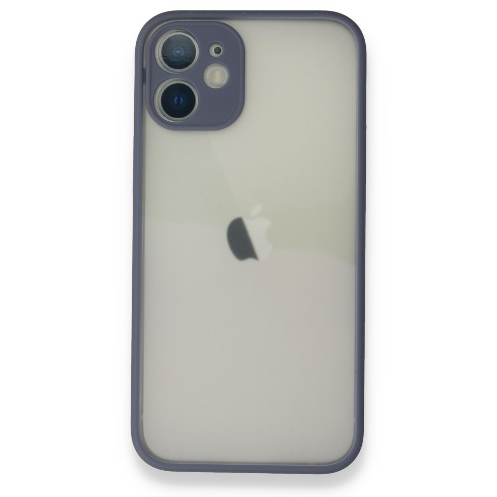  iPhone 11 Pro Max Kılıf Montreal Silikon Kapak - Gri