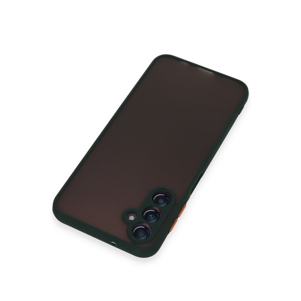  Samsung Galaxy A25 5G Kılıf Montreal Silikon Kapak - Yeşil