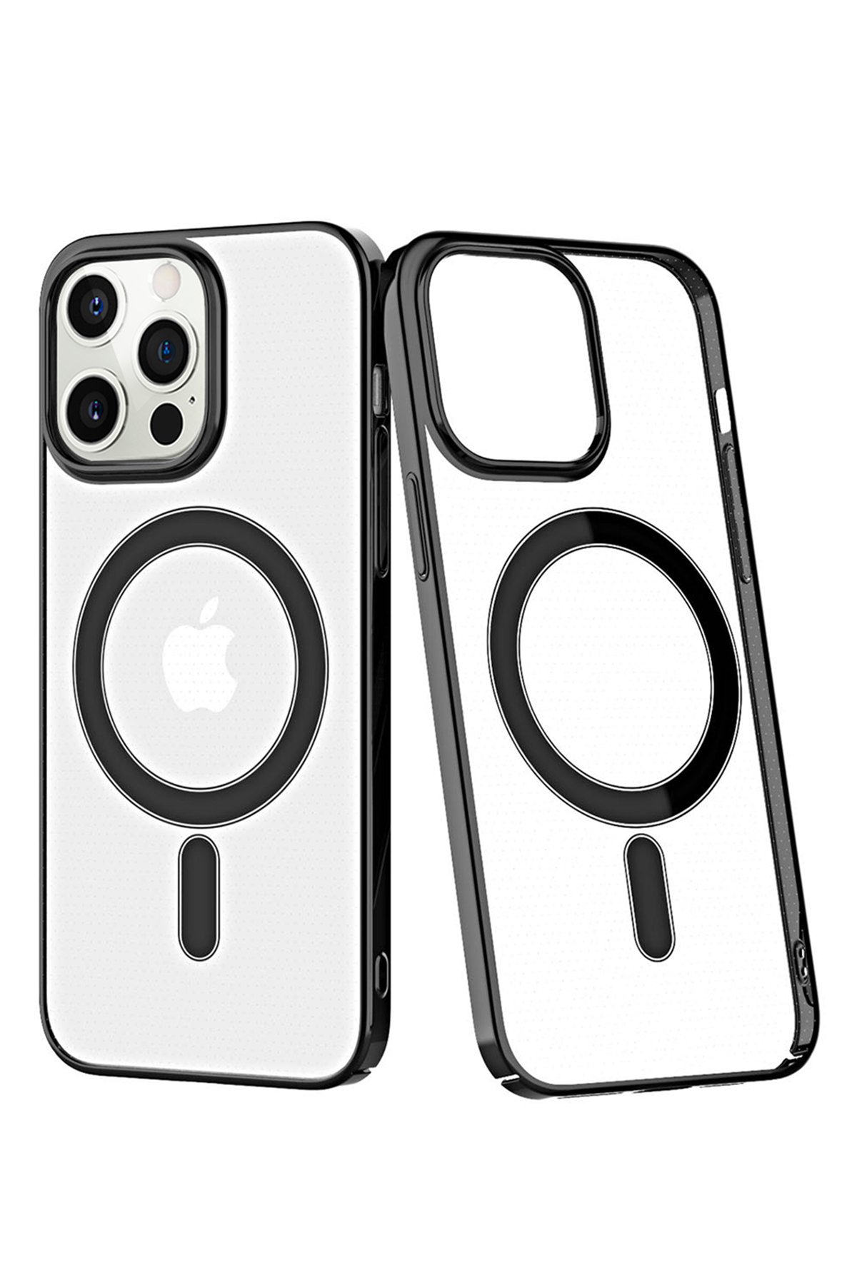  iPhone 12 Pro Max Kılıf Element Magneticsafe Sert Kapak - Siyah