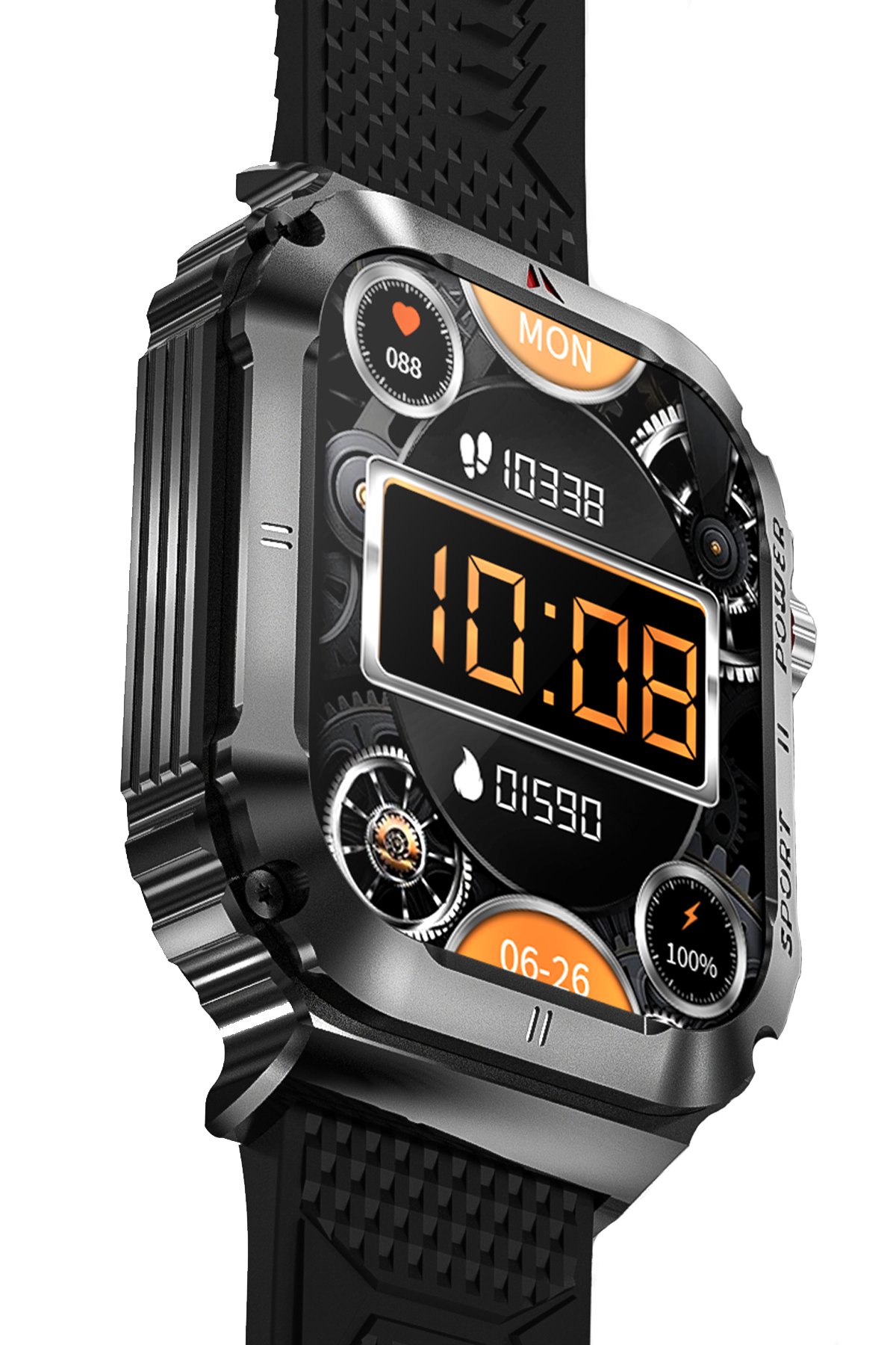 Joko OD3 2.1 inç IPS Ekran IP68 Su Geçirmez Konuşma ve NFC Özellikli Akıllı Saat - Siyah