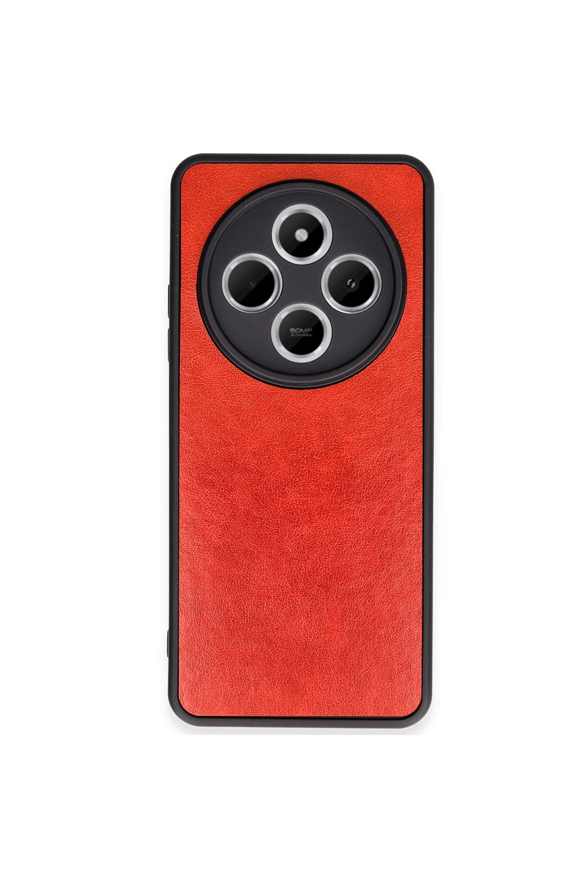 Redmi 14C Kılıf Aras Deri Kapak - Kırmızı Redmi 14C Kılıf Aras Deri Kapak - Kırmızı