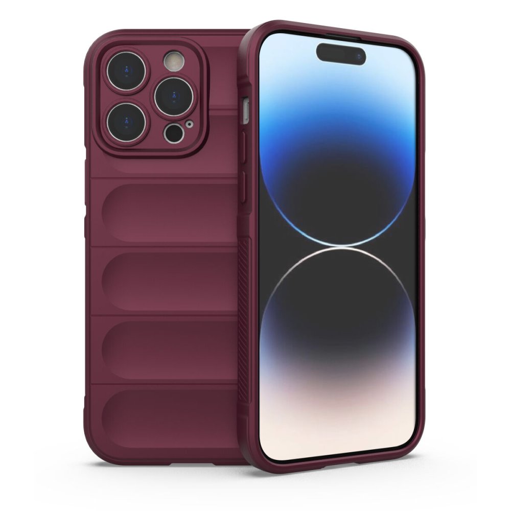  iPhone 13 Pro Kılıf Optimum Silikon - Bordo
