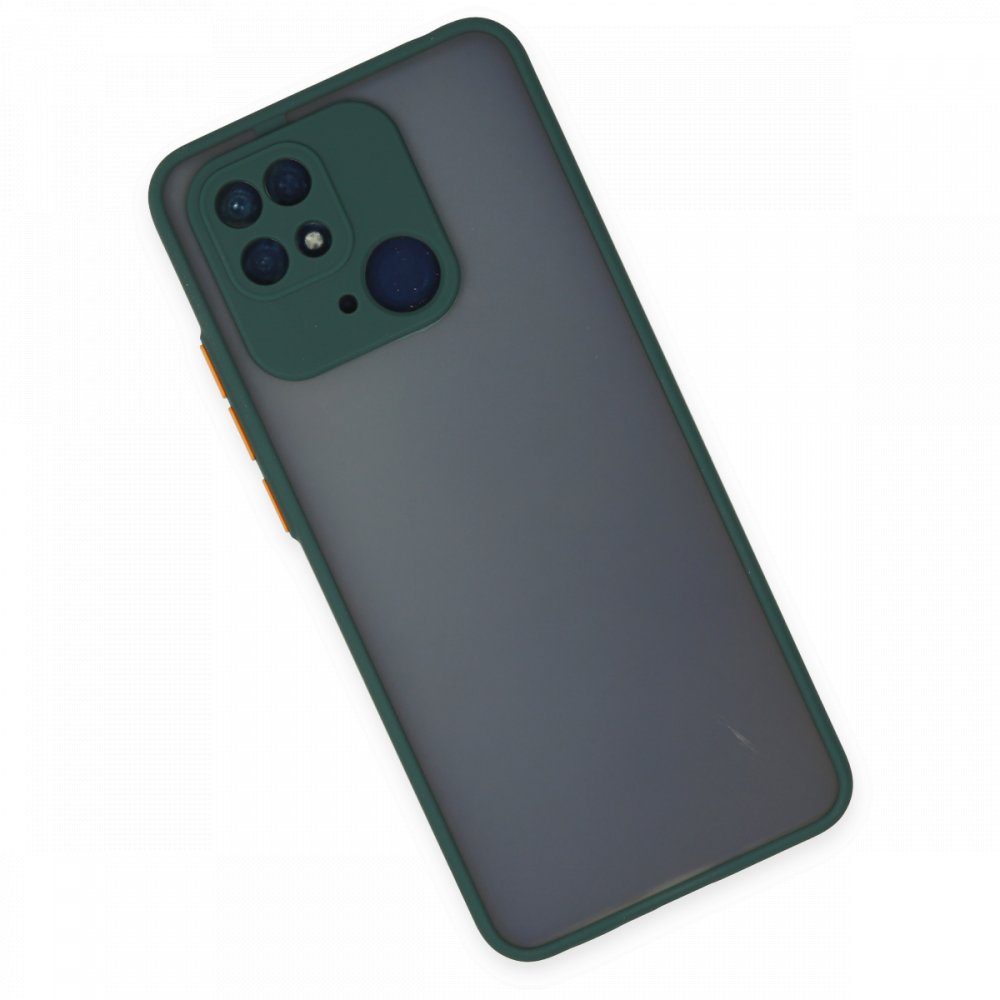 Xiaomi Poco C40 Kılıf Montreal Silikon Kapak - Yeşil Xiaomi Poco C40 Kılıf Montreal Silikon Kapak - Yeşil