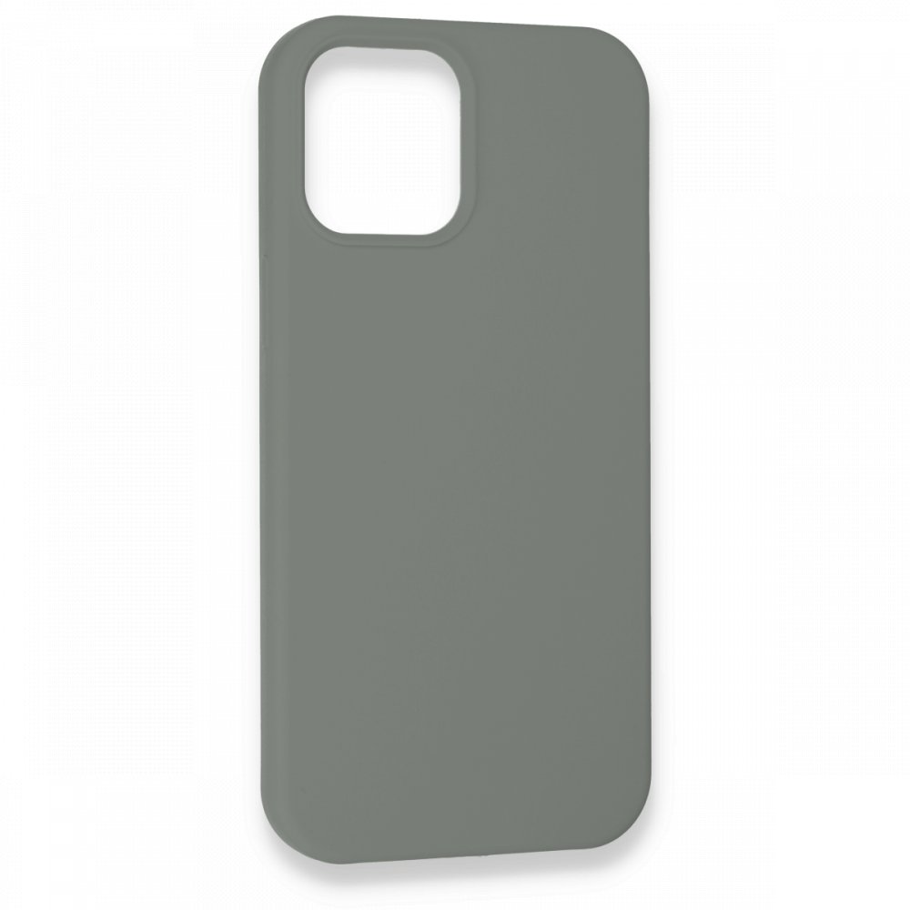  iPhone 12 Pro Kılıf Lansman Legant Silikon - Gri