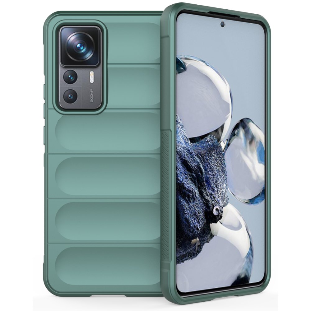  Xiaomi Mi 12T Kılıf Optimum Silikon - Koyu Yeşil